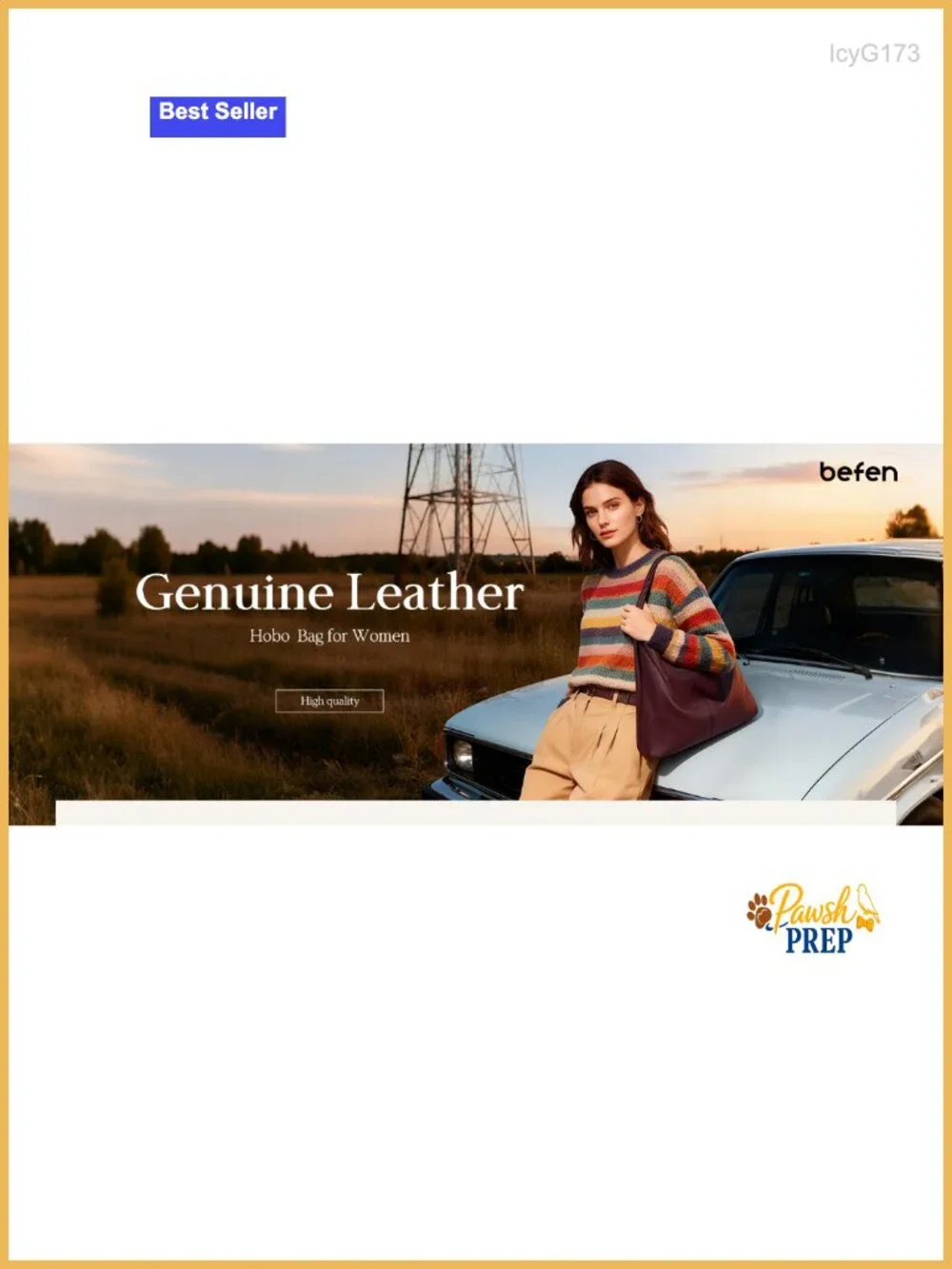 Genuine Leather Slouchy Hobo Bag Women Tassel Magnetic Closure Tote